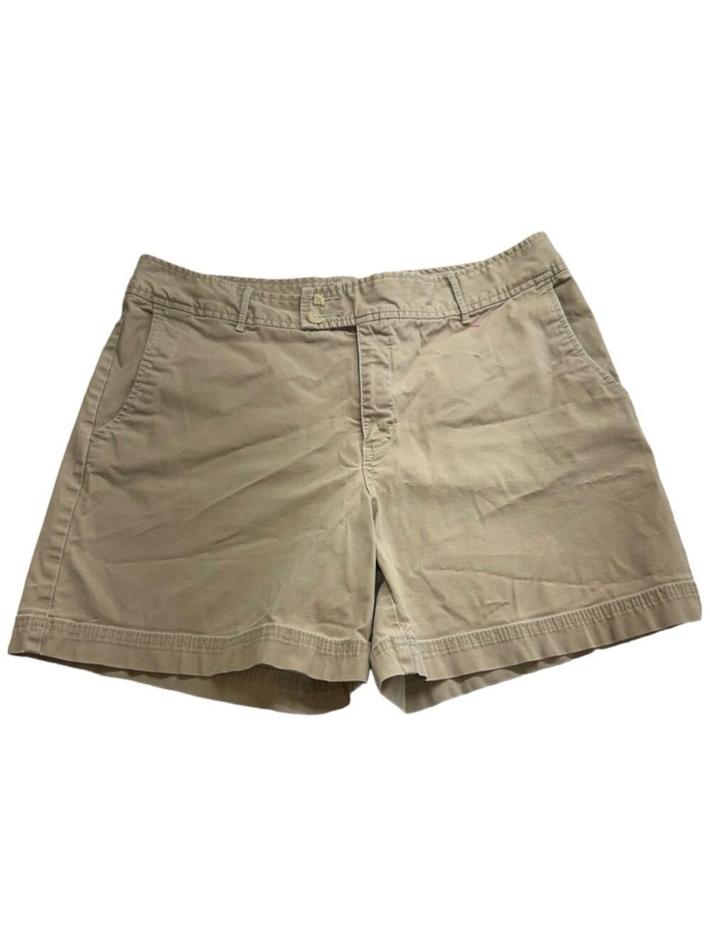Eddie Bauer Mercer Fit size 14 beige shorts